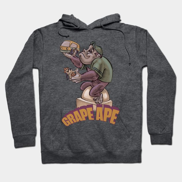 Grape Ape Hoodie by majanation